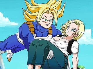 Rescuing Android 18 - Hentai Animated Video >2 min